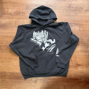 Platinum Baka slate gray blue Graphic Hoodie Sweatshirt - Berserk Anime